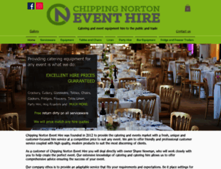 chipping-norton-event-hire.co.uk screenshot