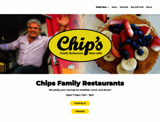 chipsrestaurants.com screenshot