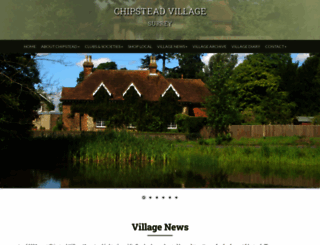 chipsteadvillage.org screenshot