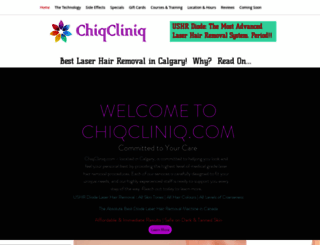 chiqcliniq.com screenshot