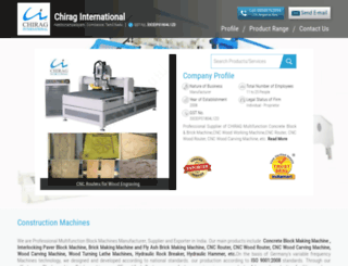 chiraginternational.co.in screenshot