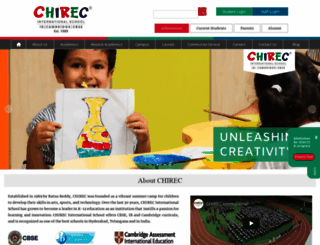 chirecps.ac.in screenshot
