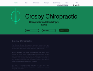 chirocrosby.com screenshot