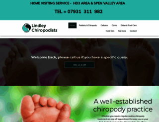 chiropodistatlindley.co.uk screenshot