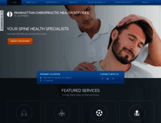 chiropractic-manhattan.com screenshot