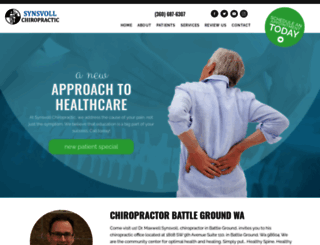 chiropracticbattleground.net screenshot