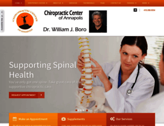 chiropracticcenterofannapolis.com screenshot