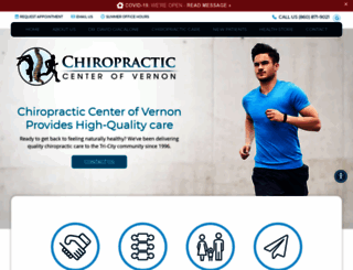 chiropracticcenterofvernon.com screenshot