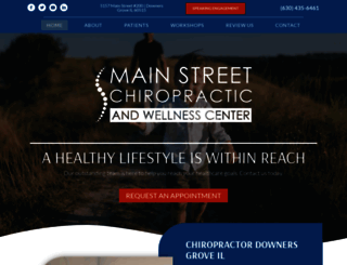 chiropracticdownersgrove.com screenshot