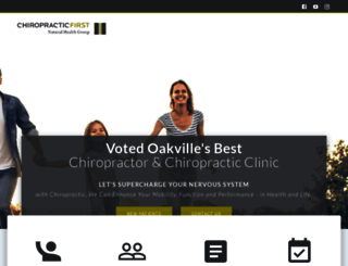 chiropracticfirst.ca screenshot