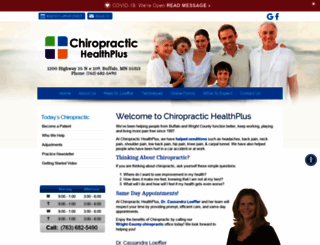 chiropractichealthplus.com screenshot