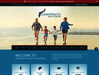 chiropractichealthsolutions.co.uk screenshot