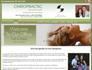 chiropracticriverside.com screenshot