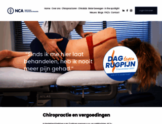 chiropractie.nl screenshot