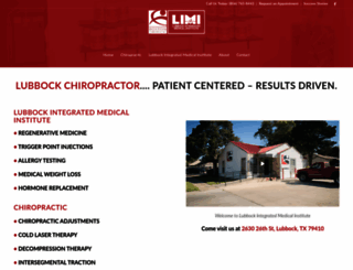 chiropractor-lubbock.com screenshot