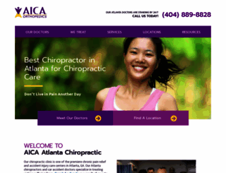 chiropractoratlanta.com screenshot