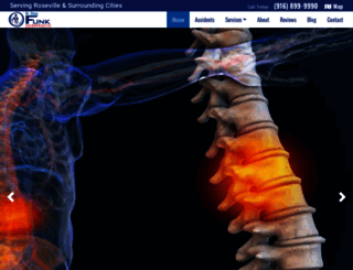 chiropractorclinicroseville.com screenshot