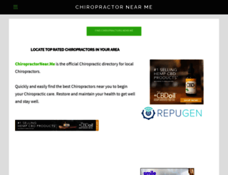chiropractornear.me screenshot