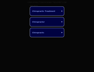 chiropractorphoenix-thejoint.com screenshot