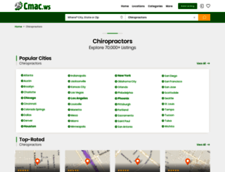 chiropractors.cmac.ws screenshot