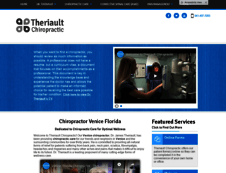 chiropractorveniceflorida.com screenshot