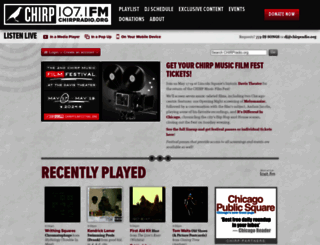chirpradio.org screenshot