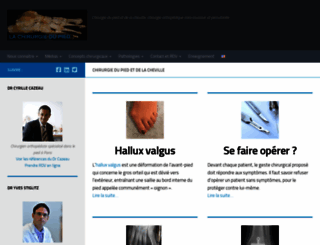 chirurgie-du-pied.fr screenshot