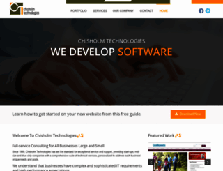 chisholmtech.com screenshot