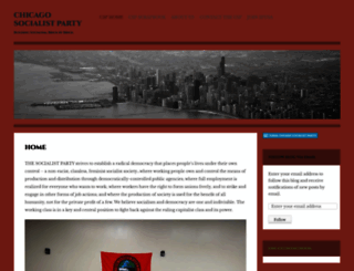chisocialistparty.org screenshot