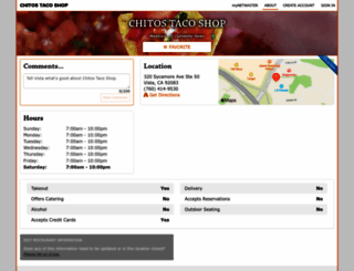 chitostacoshop.netwaiter.com screenshot
