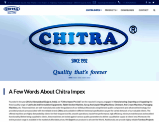 chitraimpex.in screenshot