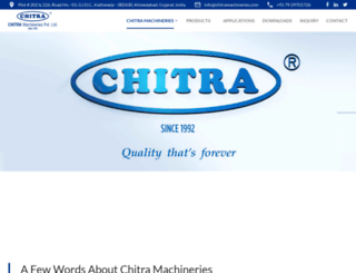 chitramachineries.com screenshot