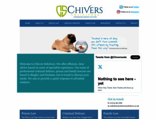 chiverssolicitors.co.uk screenshot