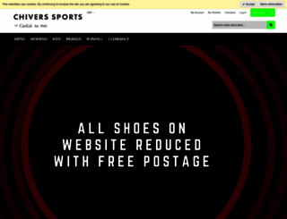 chiverssports.co.uk screenshot