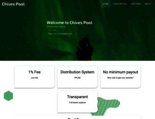 chivespool.com screenshot