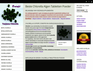 chlorella.be screenshot