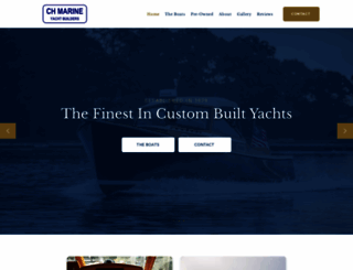 chmarineyachts.com screenshot