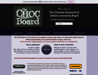 chocboard.net screenshot