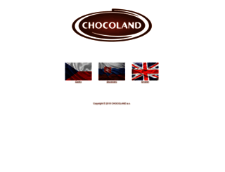 chocoland.cz screenshot
