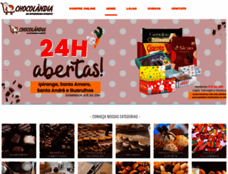 chocolandia.com.br screenshot