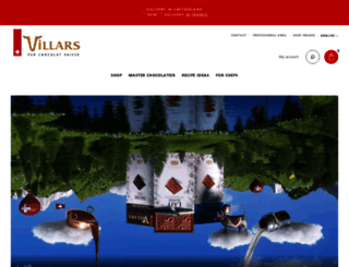 chocolat-villars.com screenshot