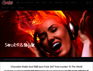chocolate-radio.com screenshot