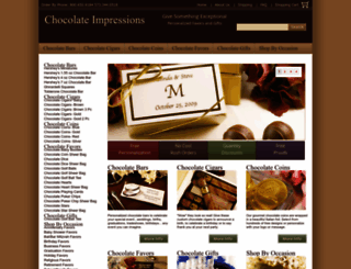 chocolateimpressions.com screenshot
