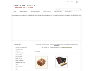 chocolatenutter.com screenshot