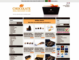 chocolateonlineshop.com screenshot
