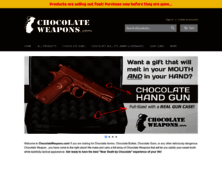 chocolateweapons.com screenshot