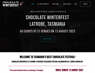chocolatewinterfest.com.au screenshot