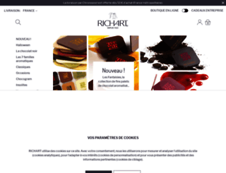 chocolats-richart.com screenshot