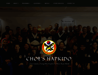choeshapkido.com screenshot