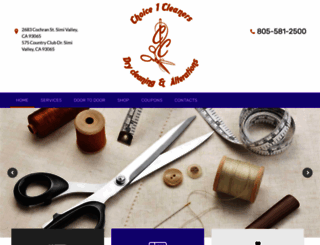 choice1cleaners.com screenshot